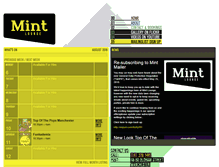 Tablet Screenshot of mintlounge.com